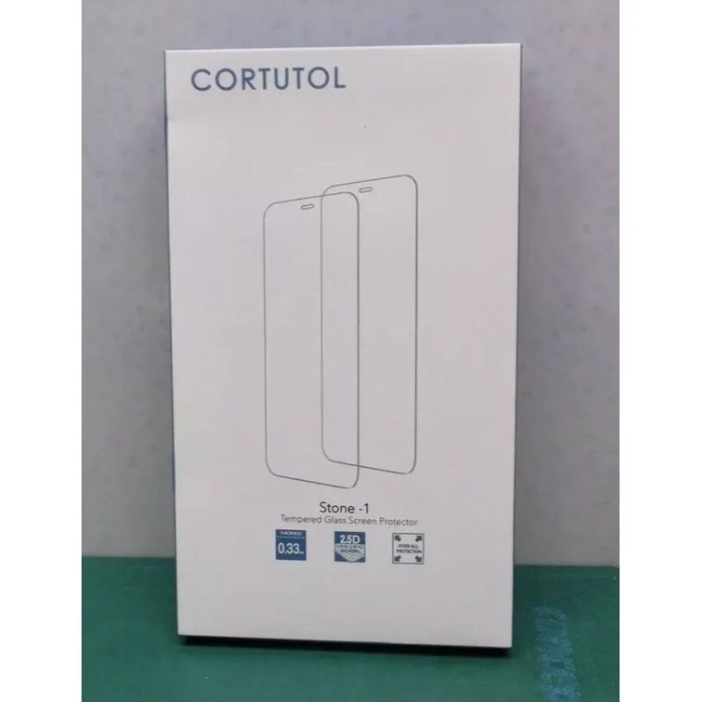 Glass Screen Protector CORTUTOL Dustproof Upgrade，Compatible with iPhone 12 /iPh